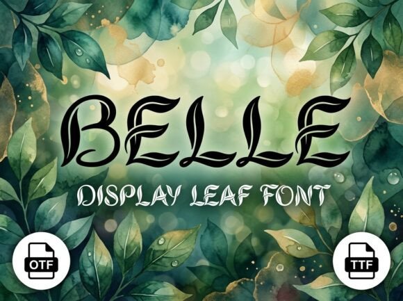 Belle: The Avant-Garde Display Font for Bold Creators