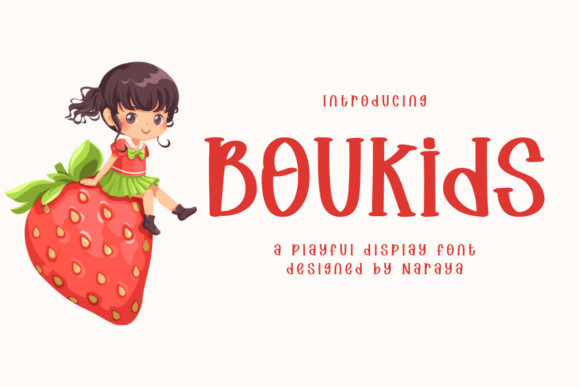 Boukids: A Playful Handwriting Font for Joyful Designs