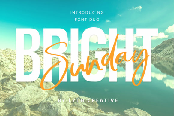 Bright Sunday: A Font Duo for Unique Design Spark