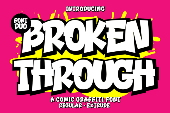 Broken Through: A Typeface Masterpiece for Every Creative
