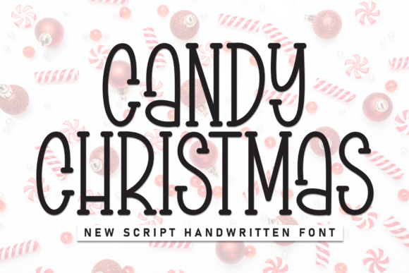 Candy Christmas: A Charming Handwritten Font for Festive Designs