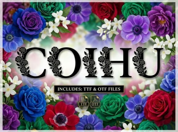 Coihu: A Font of Timeless Botanical Elegance