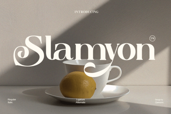 Discover Slamyon: A Modern Serif for Elegant Design