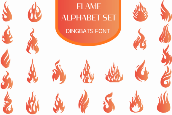 Flame Alphabet Set: Ignite Your Creative Projects