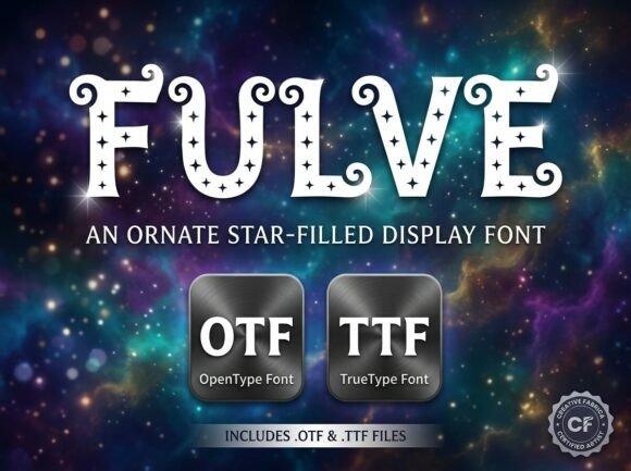 Fulve: A Decorative Display Font for Bold Design