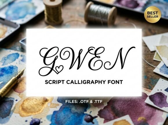 Gwen: A Stunning Decorative Font for Bold Design