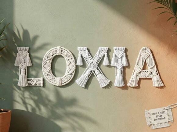 Loxia: A Decorative Display Font for Bold Creatives