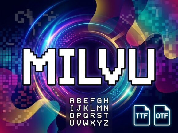 Milvu: A Bold Display Typeface for Impactful Design