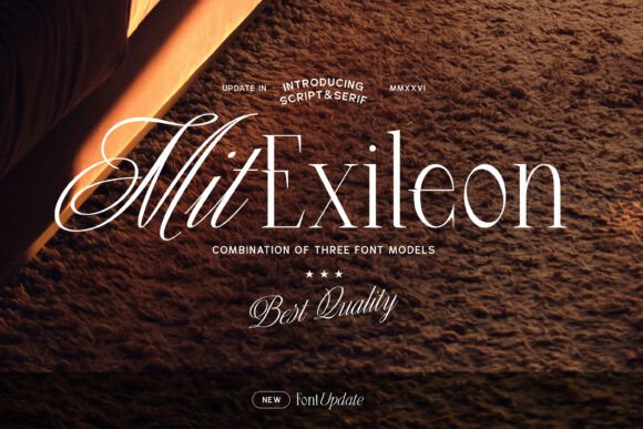 Mit Exileon: A Font That Marries Script & Serif