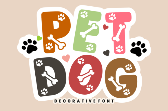 Pet Dog Font: A Playful Typeface for Creative Projects