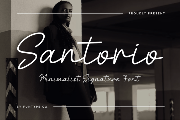 Santorio: Elegant Minimalist Font for Timeless Design