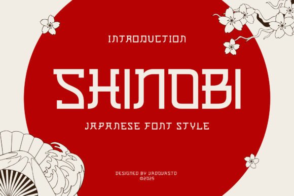 Shinobi: Bold Japanese-Inspired Typography