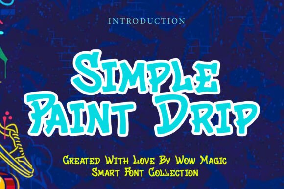 Simple Paint Drip: Urban Edge for Your Designs