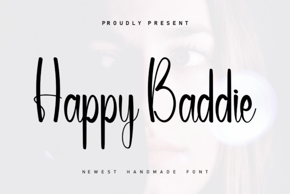 The Happy Baddie Font: A Handwritten Charm for Modern Design
