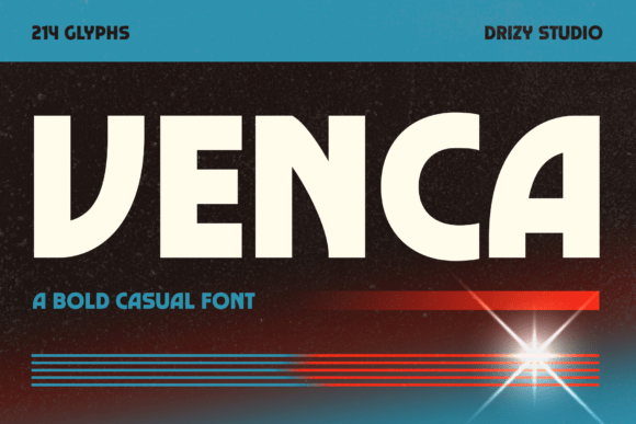 Venca Bold: A Font with Friendly Impact