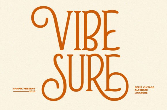 Vibe Sure: A Modern Vintage Serif for Elegant Design